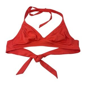 Title Nine coral Bikini Top Medium